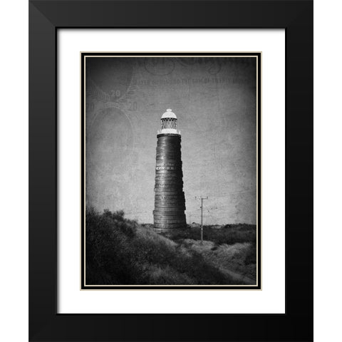 Light After Dark Black Modern Wood Framed Art Print with Double Matting by Moore, Alexander