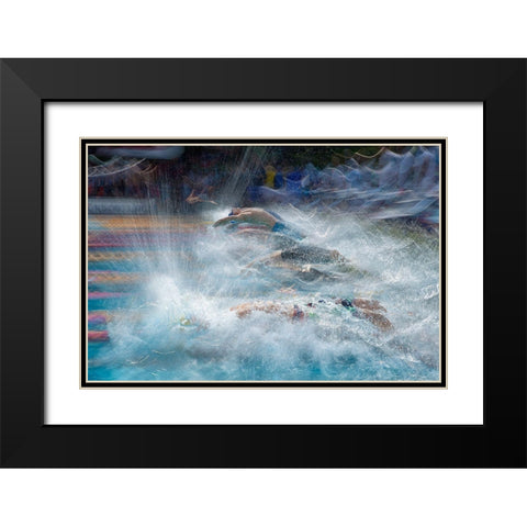 Start Black Modern Wood Framed Art Print with Double Matting by Malovrh, Milan