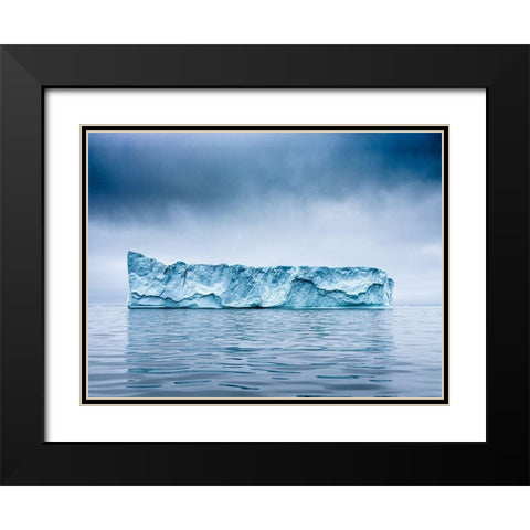 Rothko Berg Black Modern Wood Framed Art Print with Double Matting by Bolton, Robert