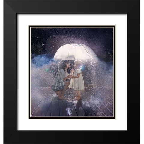 Love Is In The Air Black Modern Wood Framed Art Print with Double Matting by Gurfinkel, Alina