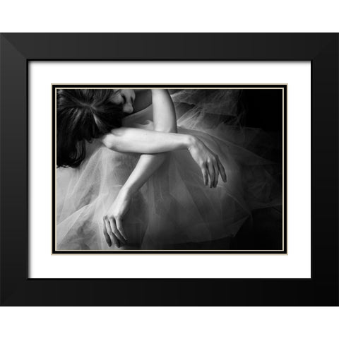 Il Sogno Black Modern Wood Framed Art Print with Double Matting by Nozza, Roberta