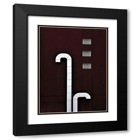 Made In Japan - Tokyo Japan Black Modern Wood Framed Art Print with Double Matting by Orbach, Arnon