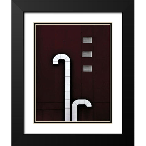 Made In Japan - Tokyo Japan Black Modern Wood Framed Art Print with Double Matting by Orbach, Arnon