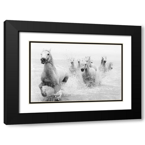 We Are Coming Black Modern Wood Framed Art Print with Double Matting by Zvelebil Phd, Marketa