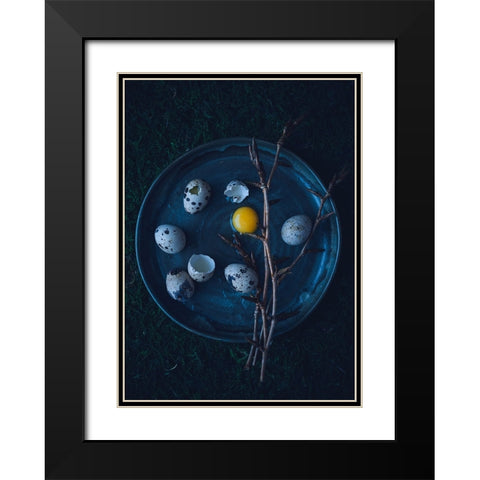 Untitled Black Modern Wood Framed Art Print with Double Matting by Karina, Aleksandrova