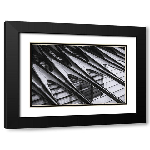 High lane snapshot Black Modern Wood Framed Art Print with Double Matting by Tagliarino, Marco