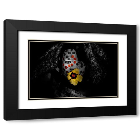 The Joker Black Modern Wood Framed Art Print with Double Matting by Yosifov, Svetlin