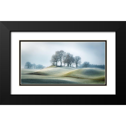 It Is Not In Tuscany Black Modern Wood Framed Art Print with Double Matting by Eisenmann, Ulrike