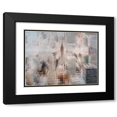 Empire State Of Mind Black Modern Wood Framed Art Print with Double Matting by Chiriaco, Carmine
