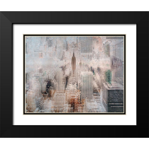Empire State Of Mind Black Modern Wood Framed Art Print with Double Matting by Chiriaco, Carmine