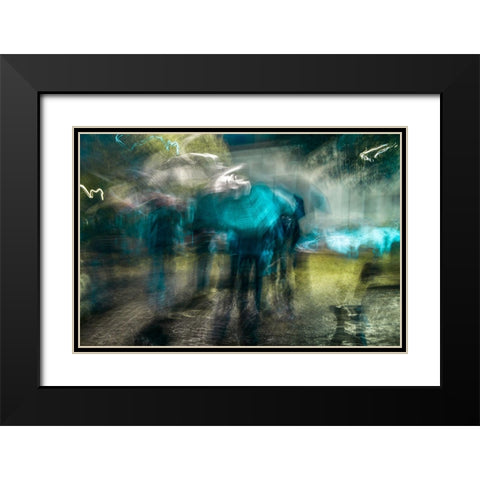 Meet Me ... Despite. Black Modern Wood Framed Art Print with Double Matting by Traverso, Alessandro