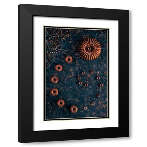 Chocolate Bundt Cake Black Modern Wood Framed Art Print with Double Matting by VLAICU, Denisa