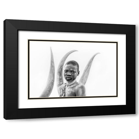 Framed Black Modern Wood Framed Art Print with Double Matting by Cole, Trevor