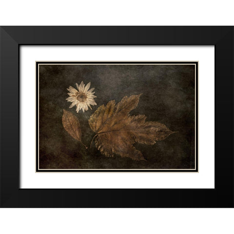 The Trio Black Modern Wood Framed Art Print with Double Matting by Kiral, Cicek