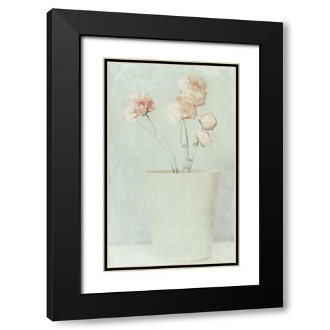 Sweet Vintage Black Modern Wood Framed Art Print with Double Matting by Devos, Delphine