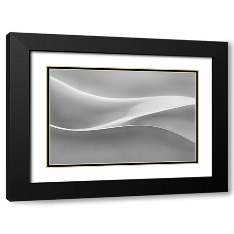 Restless Black Modern Wood Framed Art Print with Double Matting by Asghar Alimoradi, Ali