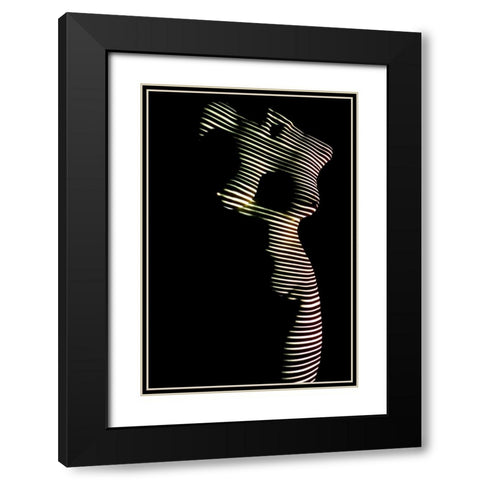 Untitled Black Modern Wood Framed Art Print with Double Matting by Dzyubin, Dmitry