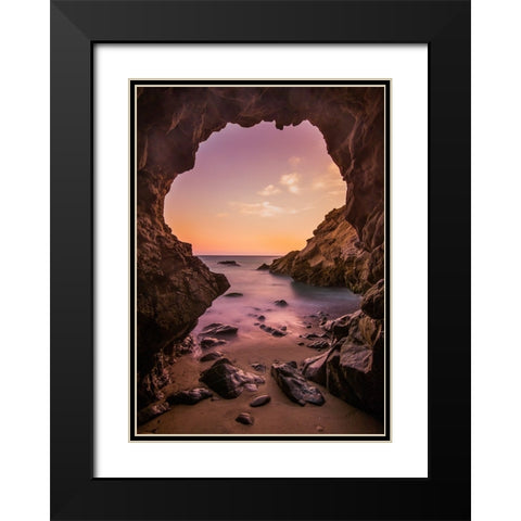 Leo Carrillo Black Modern Wood Framed Art Print with Double Matting by Rohr, Declan