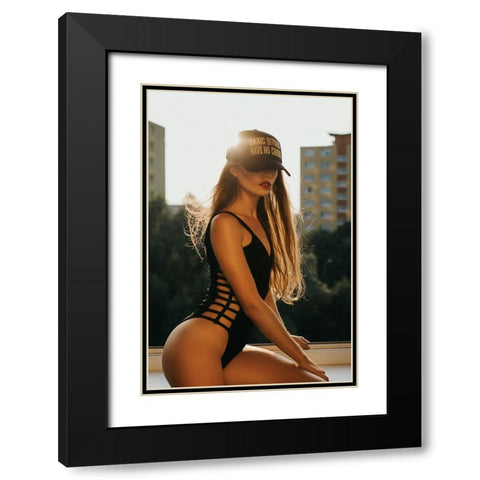 Summer In The City [Paula M] Black Modern Wood Framed Art Print with Double Matting by Krystynek MQEP, Martin