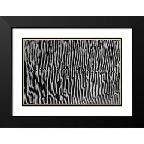 Untitled Black Modern Wood Framed Art Print with Double Matting by Momeni, Mohammadreza