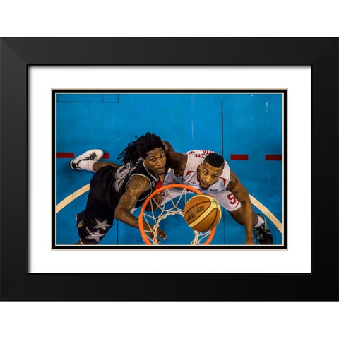 In! Black Modern Wood Framed Art Print with Double Matting by D. Pop, Ovi