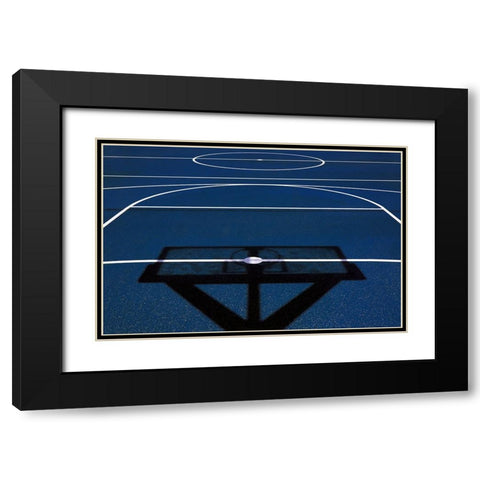 The Court Black Modern Wood Framed Art Print with Double Matting by Hawerkamp, Hans-Wolfgang
