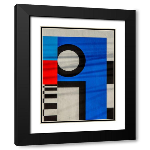 I Black Modern Wood Framed Art Print with Double Matting by Surleac, Marius