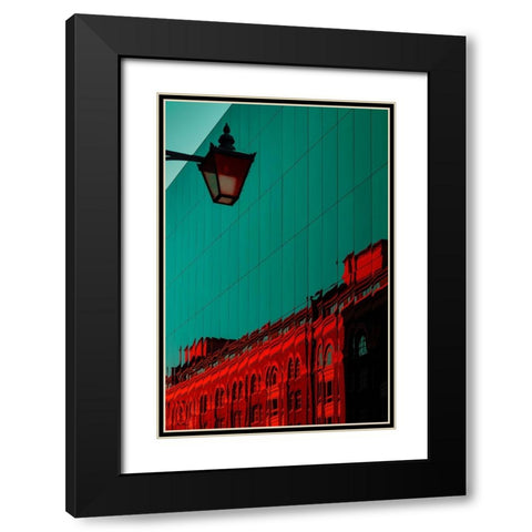 A Light At The Window. Black Modern Wood Framed Art Print with Double Matting by Hamilton, Chris