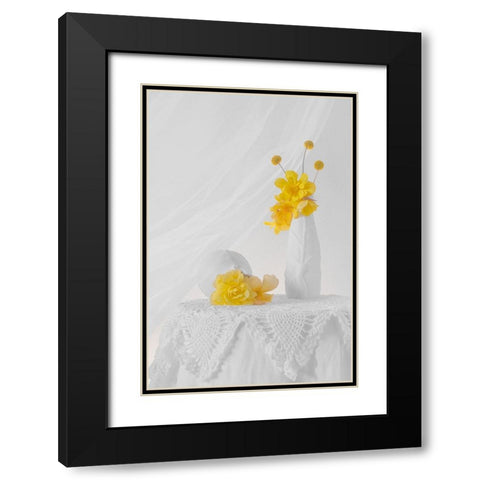 A Bright Day Black Modern Wood Framed Art Print with Double Matting by Jacobs, Lydia