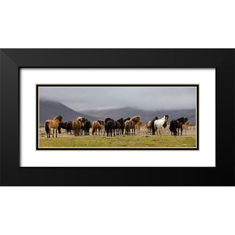Big Family Black Modern Wood Framed Art Print with Double Matting by H. Ingibergsson, Torsteinn