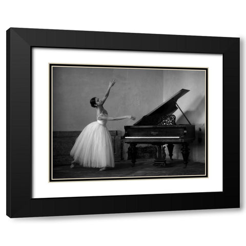 Everything Must Change Black Modern Wood Framed Art Print with Double Matting by Kapsha, Eduards