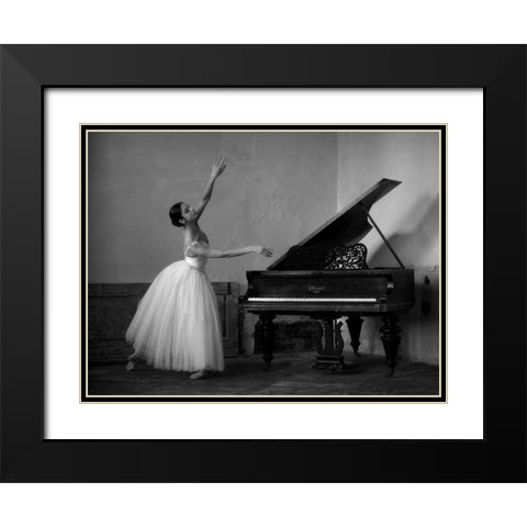 Everything Must Change Black Modern Wood Framed Art Print with Double Matting by Kapsha, Eduards