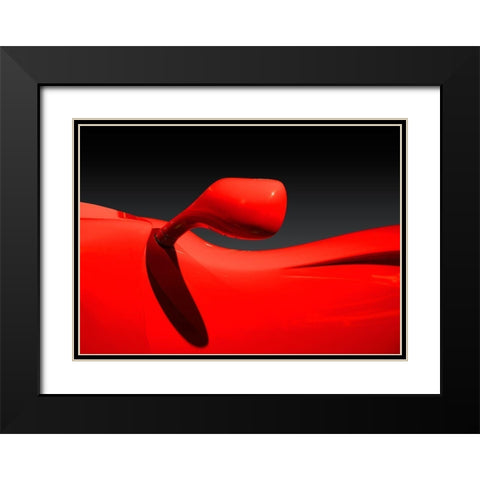 Untitled Black Modern Wood Framed Art Print with Double Matting by Nabeel, Ibrahim