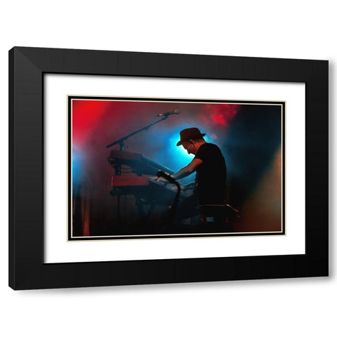 Jaime De Burgos-Jarabe De Palo Black Modern Wood Framed Art Print with Double Matting by Domont, Jois