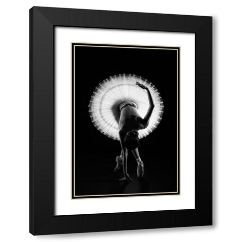 *** Black Modern Wood Framed Art Print with Double Matting by Dobrev, Milen