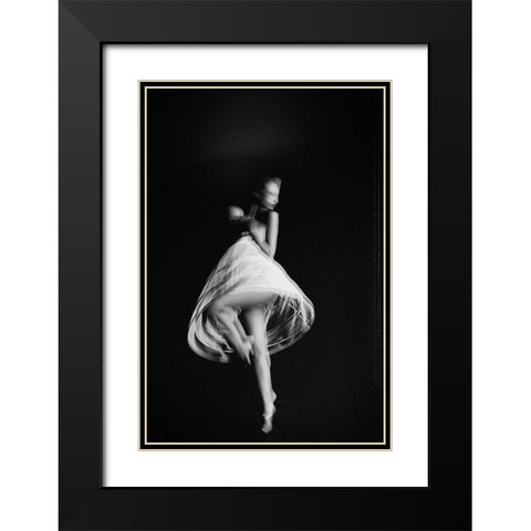 Dancing In The Light Black Modern Wood Framed Art Print with Double Matting by Bolgov, Ruslan