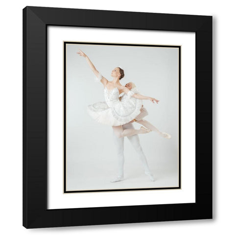 Untitled Black Modern Wood Framed Art Print with Double Matting by Smirnov, Sergei