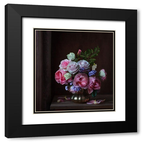 Untitled Black Modern Wood Framed Art Print with Double Matting by Lankina, Alina