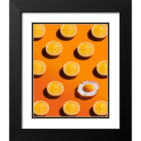 Sunny Side Black Modern Wood Framed Art Print with Double Matting by Belenko, Dina