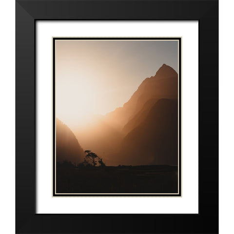 Rage, Rage Against The Dying Of The Light. Black Modern Wood Framed Art Print with Double Matting by Regius Polgar, Zoltan
