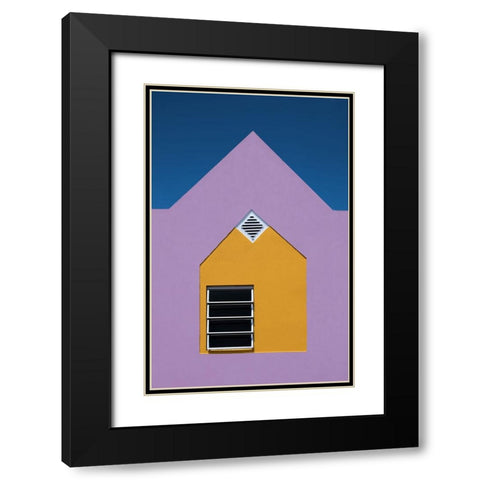 Windows Black Modern Wood Framed Art Print with Double Matting by Endermann, Rolf