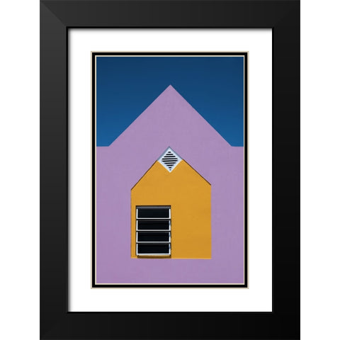 Windows Black Modern Wood Framed Art Print with Double Matting by Endermann, Rolf