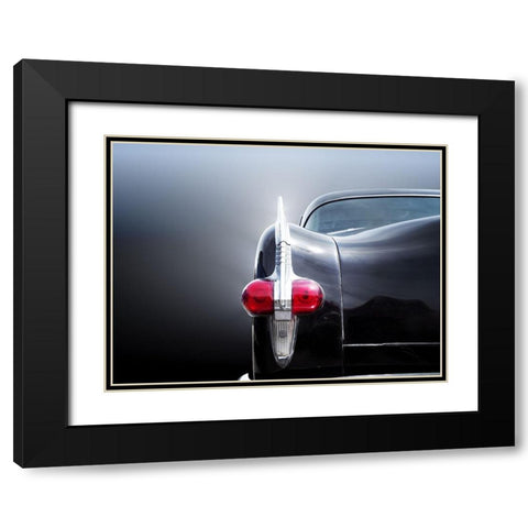 Us Classic Car 1954 Cavalier Black Modern Wood Framed Art Print with Double Matting by Gube, Beate