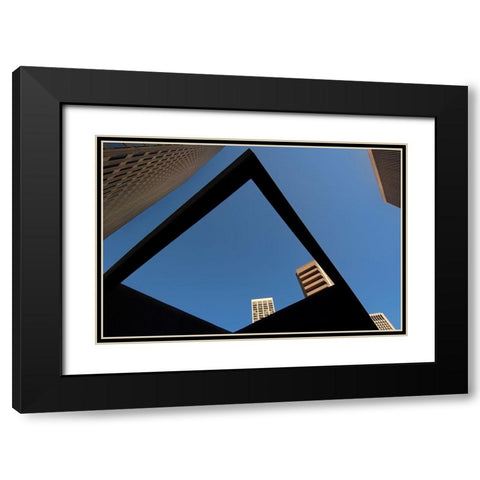 Frame Black Modern Wood Framed Art Print with Double Matting by Kravanja, Jure