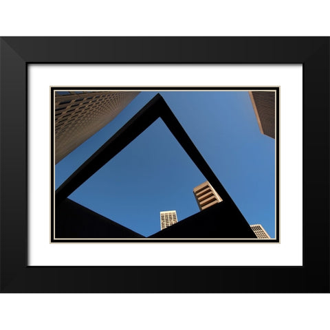 Frame Black Modern Wood Framed Art Print with Double Matting by Kravanja, Jure
