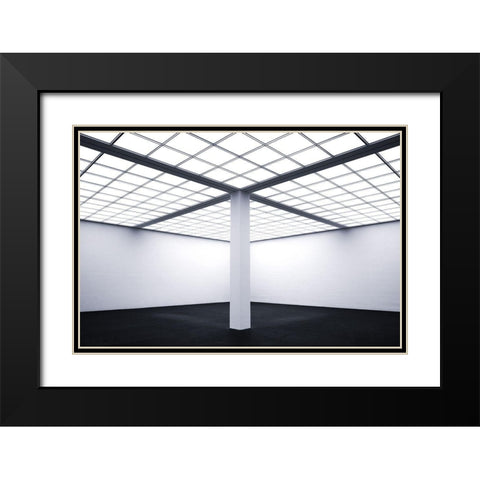 In The Middle Of The Room Black Modern Wood Framed Art Print with Double Matting by Endermann, Rolf
