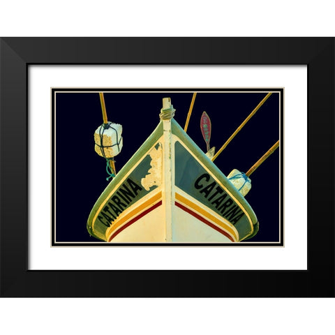 Boat - Xxv Black Modern Wood Framed Art Print with Double Matting by Wood, Carlos