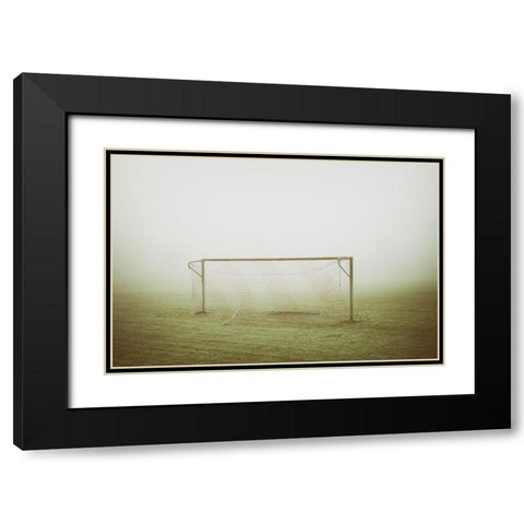 Fog Play Black Modern Wood Framed Art Print with Double Matting by Hartlieb, Jurgen