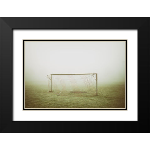 Fog Play Black Modern Wood Framed Art Print with Double Matting by Hartlieb, Jurgen