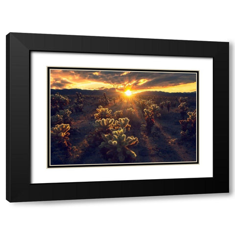 Kingdom Of Chola Black Modern Wood Framed Art Print with Double Matting by Bandyopadhyay, Atanu